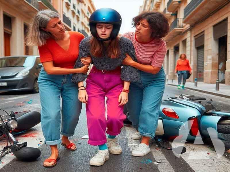 Al auxiliar a las víctimas de un accidente de tráfico, ¿debe darles alimentos o…