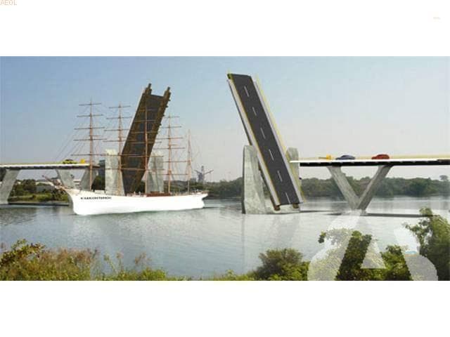 Los conductores que llegan a un puente móvil cerrado o con la barrera o…