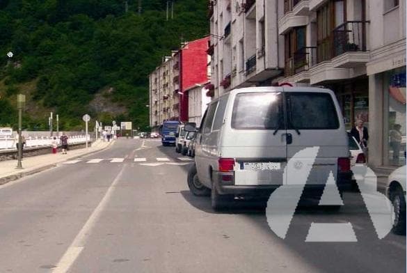 ¿Está correctamente inmovilizada esta furgoneta?