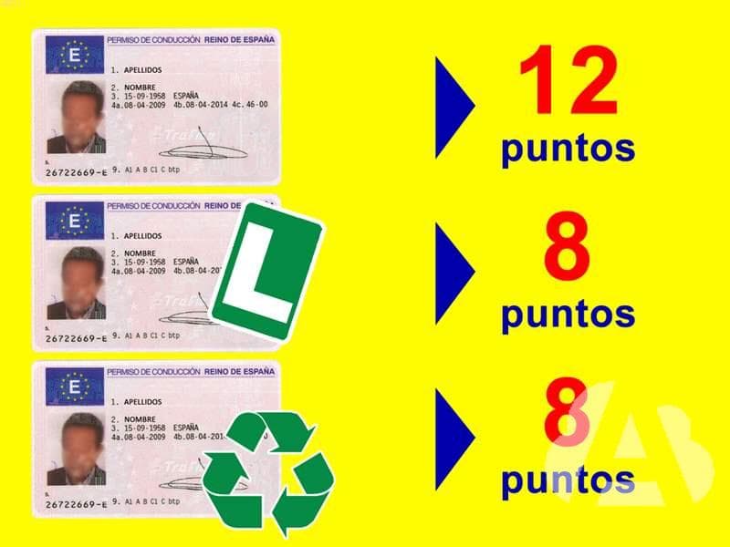 ¿Cuál es el crédito máximo de puntos que puede acumular un conductor?
