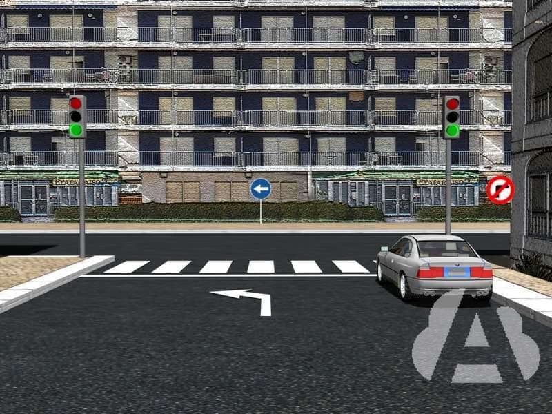 ¿Está permitido estacionar en una intersección?