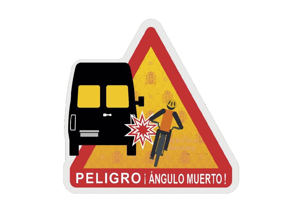 ¿Cuantas señales de advertencia de peligro de ángulos muertos de carácter…