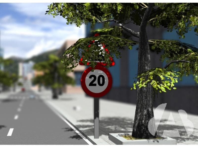 En los lugares donde se impida la visibilidad de la señalización a los usuarios…