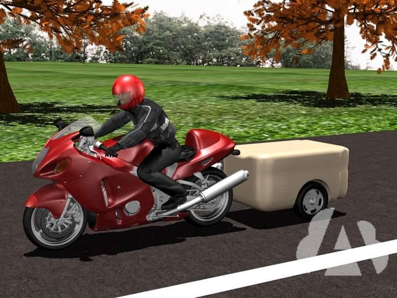 En el remolque de una motocicleta, ¿está permitido transportar personas?