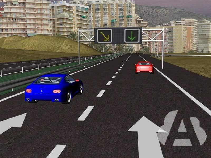 Si circula por el carril de la izquierda, ¿qué debe hacer en función de la…