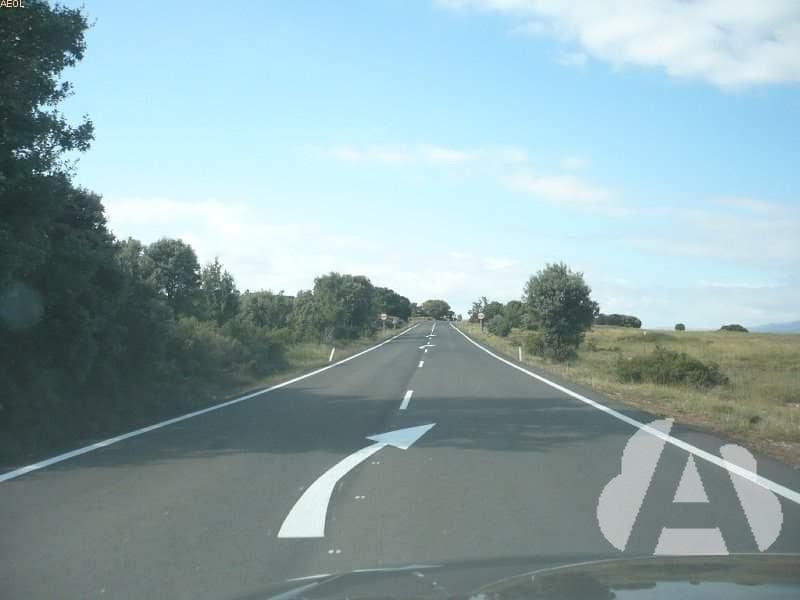 Circula por el carril izquierdo. ¿Qué le indica la flecha?