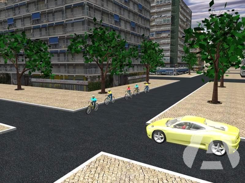 En esta intersección sin señales de preferencia, circulan ciclistas, ¿cuándo…