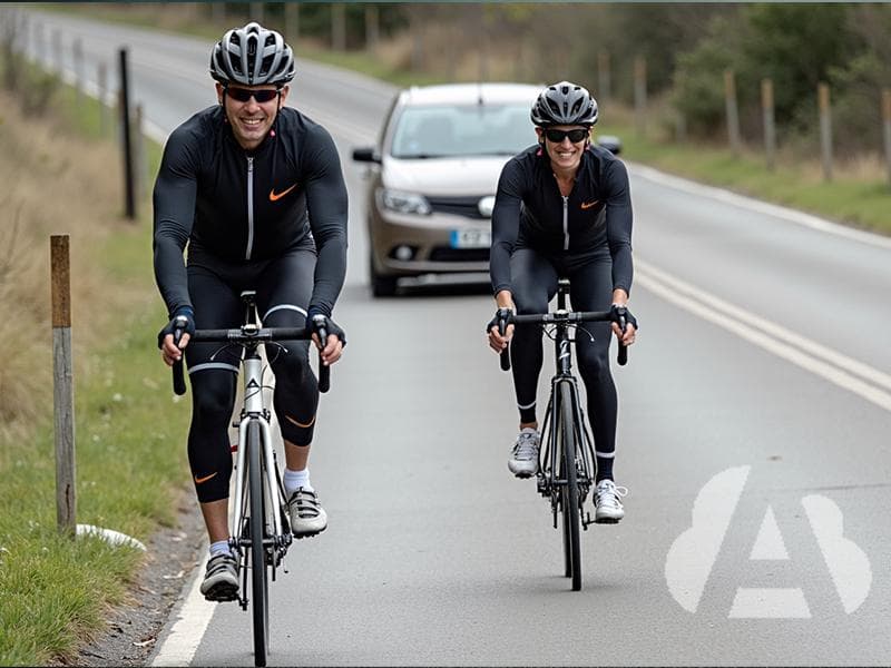 En los adelantamientos a ciclistas en vías con un carril para cada sentido,…