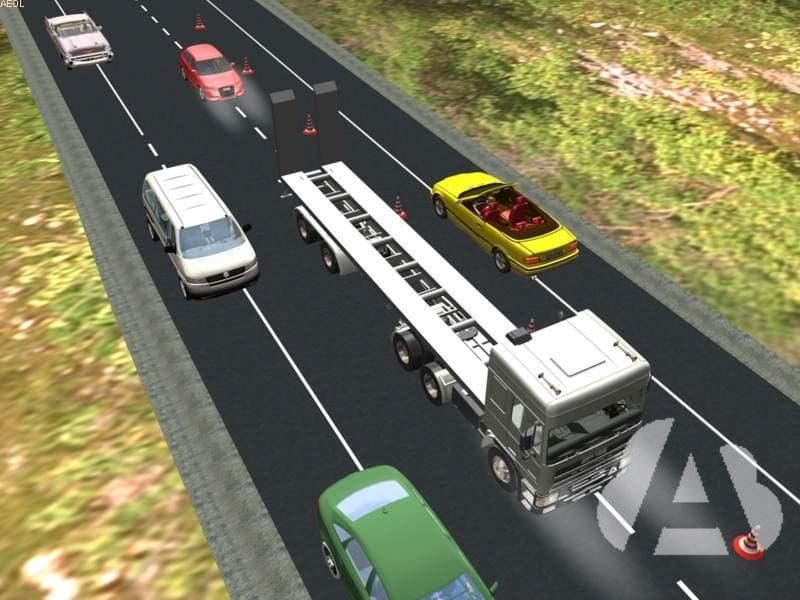 Un vehículo que circula de día por un carril adicional circunstancial, ¿está…