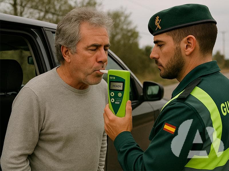 Cuando no sea delito, conducir un vehículo con presencia de drogas en el…
